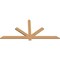 Ekena Millwork Kennewick Timber Gable Bracket, Western Red Cedar, 72"W x 33"H x 1 1/2"D x 3 1/2"F, 11/12 Pitch GBW072X33X0204KEN00SWR - alternate 4